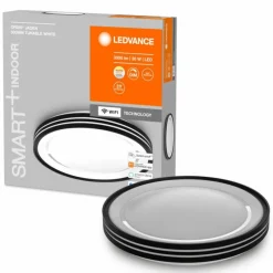 Luminaires Ledvance Plafonnier LEDVANCE Decorative Noir, 1 lumière