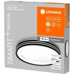 Luminaires Ledvance Plafonnier LEDVANCE Decorative Noir, 1 lumière