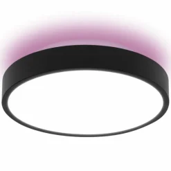 Luminaires Ledvance Plafonnier LEDVANCE Decorative Noir, 1 lumière, Changeur de couleurs