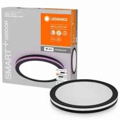 Luminaires Ledvance Plafonnier LEDVANCE Decorative Noir, 1 lumière