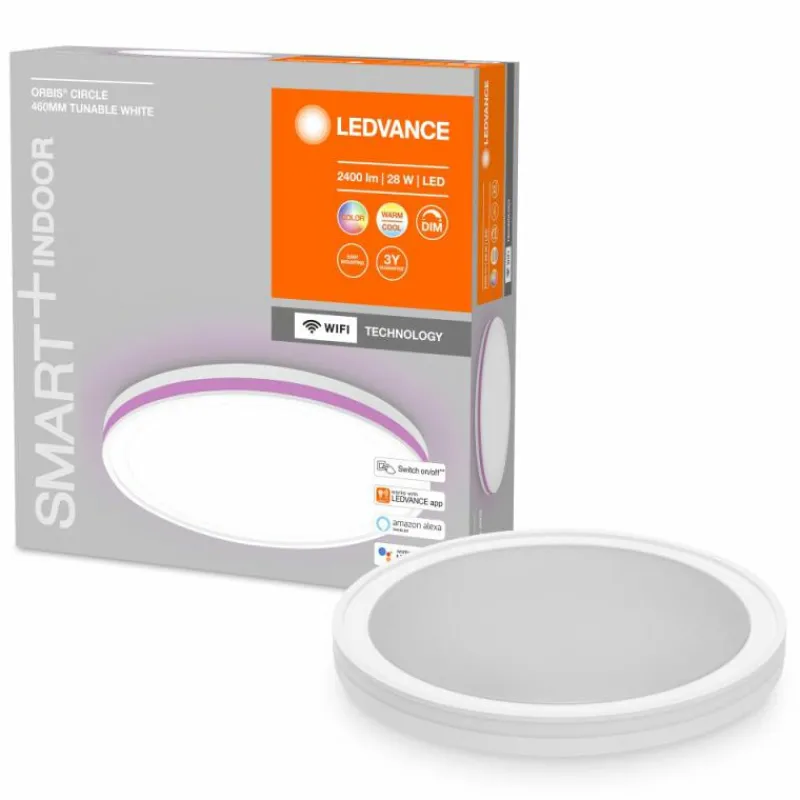 Luminaires Ledvance Plafonnier LEDVANCE Decorative Blanc, 1 lumière