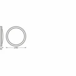 Luminaires Ledvance Plafonnier LEDVANCE Decorative Blanc, 1 lumière