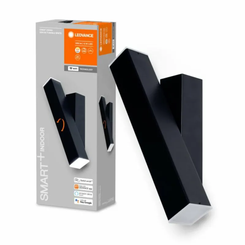 Luminaires Ledvance Plafonnier LEDVANCE Decorative Noir, 1 lumière