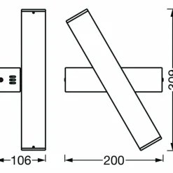 Luminaires Ledvance Plafonnier LEDVANCE Decorative Noir, 1 lumière