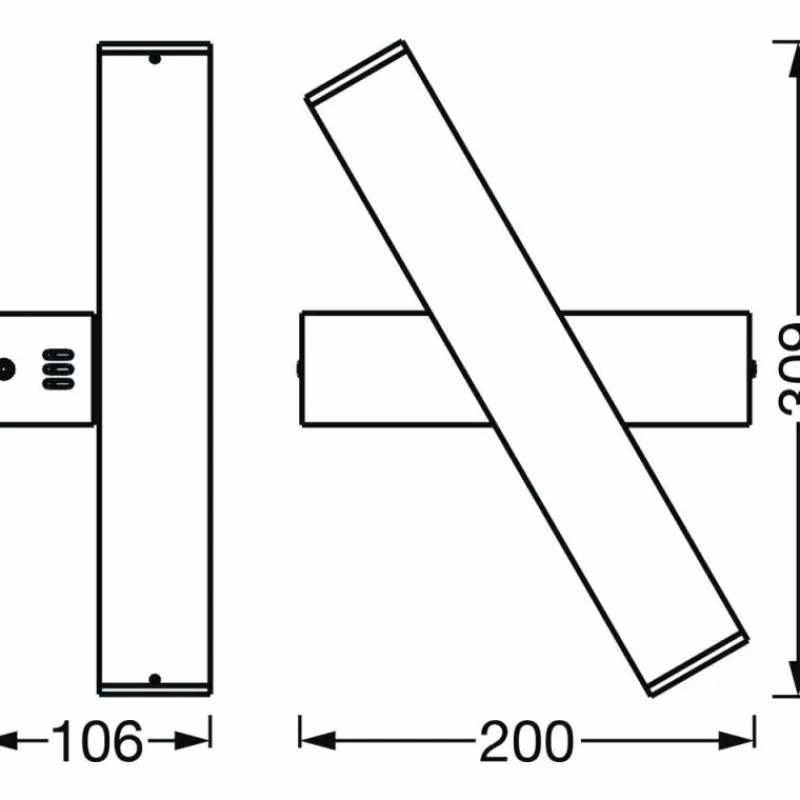Luminaires Ledvance Plafonnier LEDVANCE Decorative Noir, 1 lumière