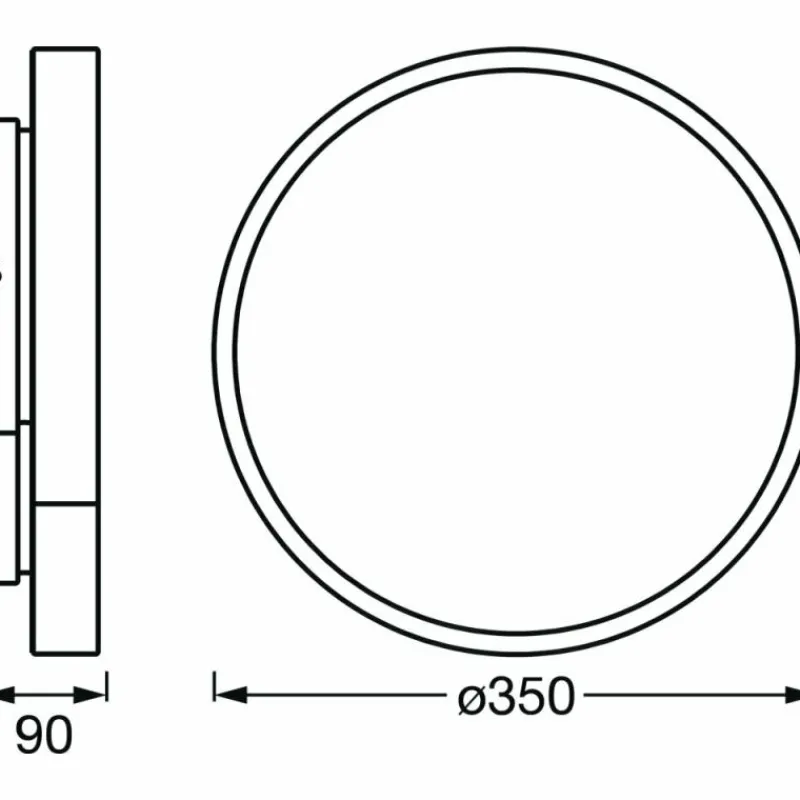 Luminaires Ledvance Plafonnier LEDVANCE Decorative Blanc, 1 lumière, Changeur de couleurs