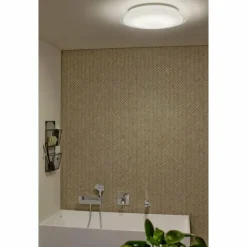 Luminaires Ledvance Plafonnier LEDVANCE ORBIS Argenté, 1 lumière, Télécommandes, Changeur de couleurs* Éclairage Led