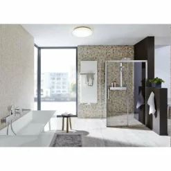 Luminaires Ledvance Plafonnier LEDVANCE ORBIS Argenté, 1 lumière, Télécommandes, Changeur de couleurs* Éclairage Led