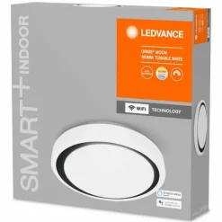 Luminaires Ledvance Plafonnier LEDVANCE ORBIS Noir, 1 lumière