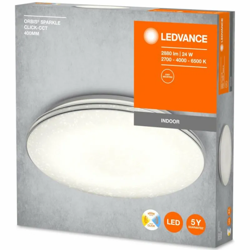 Luminaires Ledvance Plafonnier LEDVANCE ORBIS® Blanc, 1 lumière* Éclairage Led