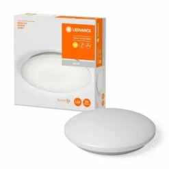Luminaires Ledvance Plafonnier LEDVANCE ORBIS® Blanc, 1 lumière, Détecteur de mouvement* Éclairage Led