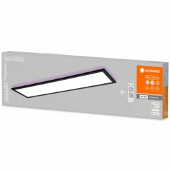 Luminaires Ledvance Plafonnier LEDVANCE PLANON Noir, 1 lumière, Changeur de couleurs