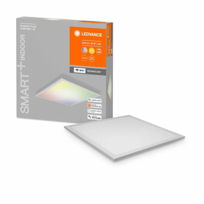 Luminaires Ledvance Plafonnier LEDVANCE SMART+ Blanc, 1 lumière, Changeur de couleurs