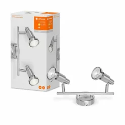 Luminaires Ledvance Plafonnier LEDVANCE SPOT Argenté, 2 lumières* Éclairage Led