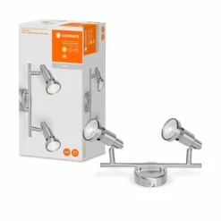 Luminaires Ledvance Plafonnier LEDVANCE SPOT Argenté, 2 lumières* Éclairage Led