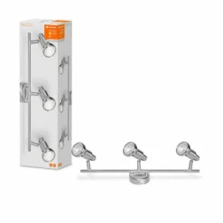 Luminaires Ledvance Plafonnier LEDVANCE SPOT Argenté, 3 lumières* Éclairage Led