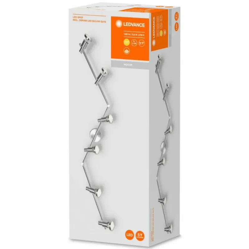 Luminaires Ledvance Plafonnier LEDVANCE SPOT Argenté, 6 lumières* Éclairage Led