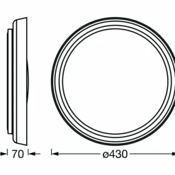 Luminaires Ledvance Plafonnier LEDVANCE Sun@Home Blanc, 1 lumière