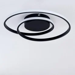 hofstein Plafonnier Leksund LED Noir, 1 lumière