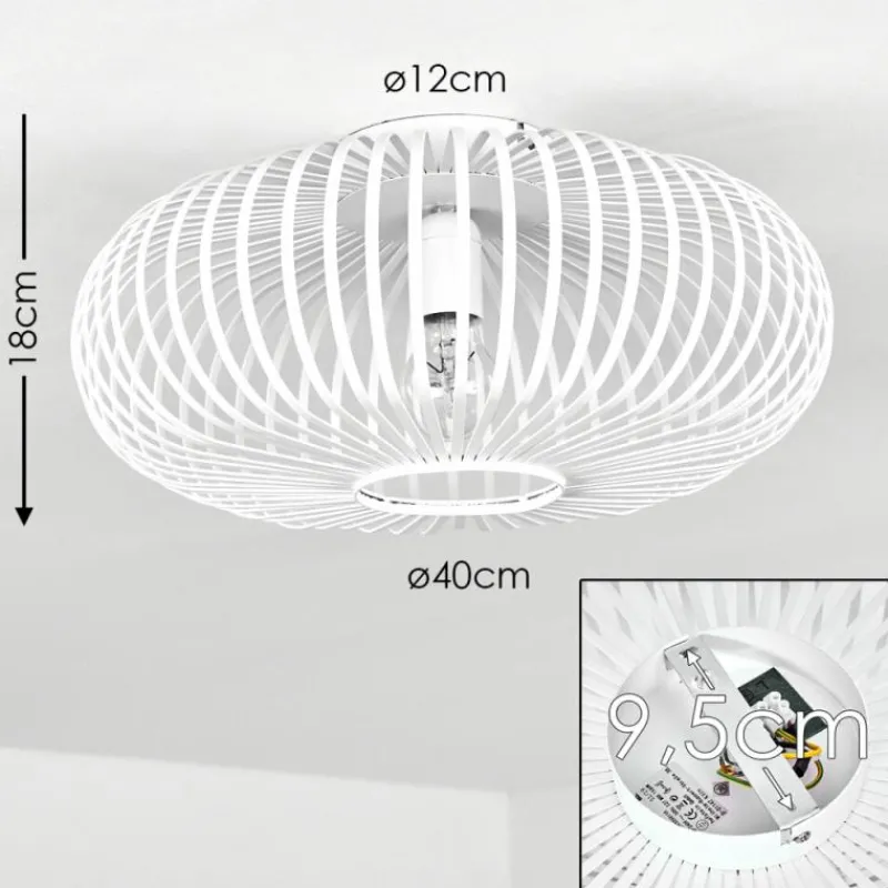 hofstein Plafonnier Lepa Blanc, 1 lumière* Plafonniers