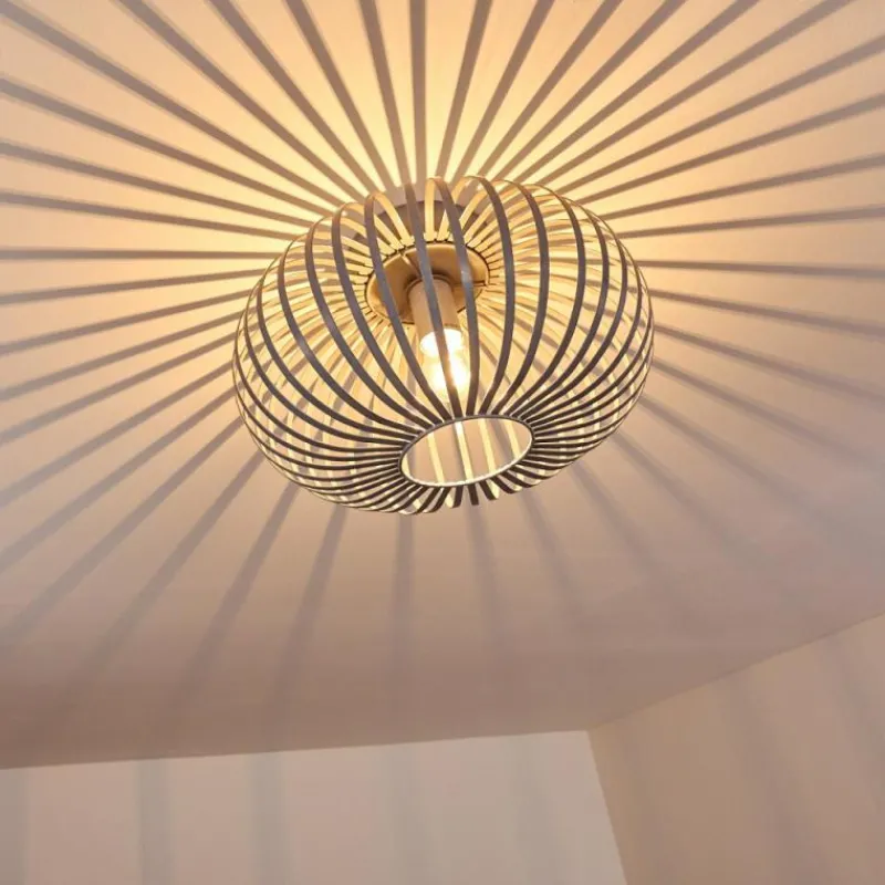 hofstein Plafonnier Lepa Gris, 1 lumière