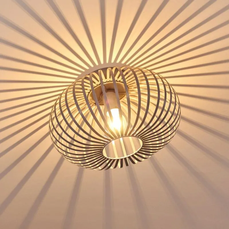 hofstein Plafonnier Lepa Gris, 1 lumière