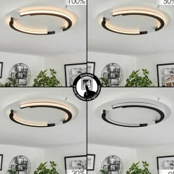 hofstein Plafonnier Leroux LED Blanc, 1 lumière