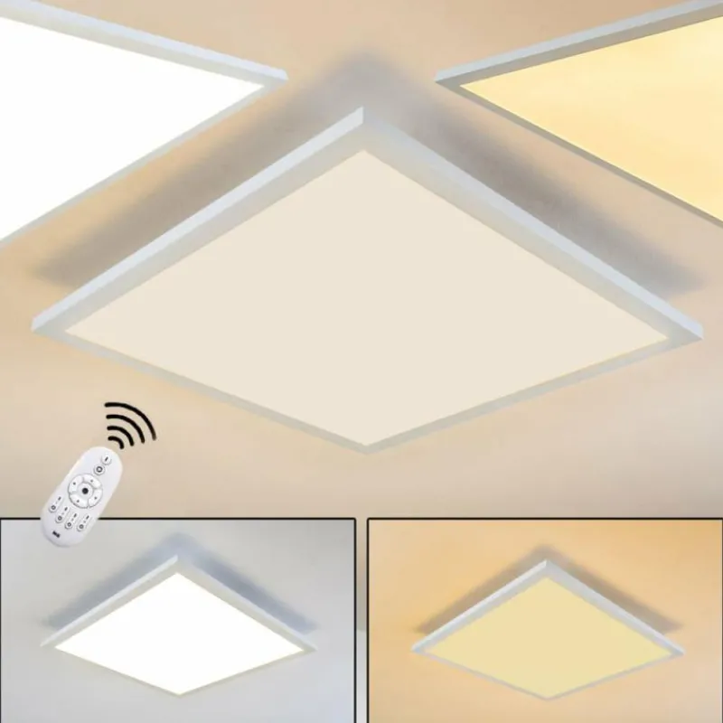 hofstein Plafonnier Lerum LED Blanc, 1 lumière* Éclairage Led