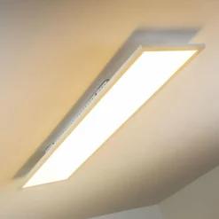 hofstein Plafonnier Lerum LED Blanc, 1 lumière, Télécommandes* Éclairage Led