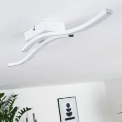 hofstein Plafonnier Letala LED Blanc, 2 lumières* Éclairage Led