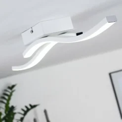 hofstein Plafonnier Letala LED Blanc, 2 lumières* Éclairage Led