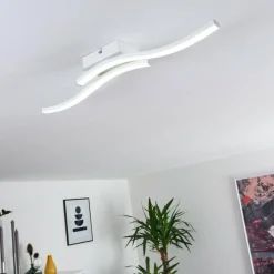 hofstein Plafonnier Letala LED Blanc, 2 lumières* Éclairage Led