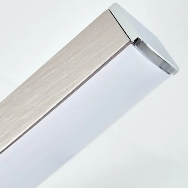 hofstein Plafonnier Letala LED Nickel mat, 4 lumières