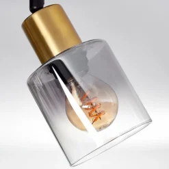 hofstein Plafonnier Leteque Noir, 3 lumières