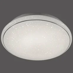 Luminaires Leuchten Direkt Plafonnier Leuchten Direkt JUPITER LED Blanc, 1 lumière, Télécommandes* Éclairage Led