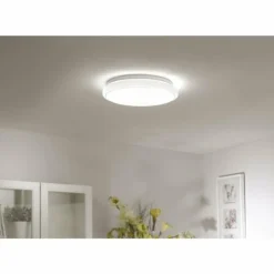 Luminaires Leuchten Direkt Plafonnier Leuchten Direkt JUPITER LED Blanc, 1 lumière, Télécommandes* Éclairage Led