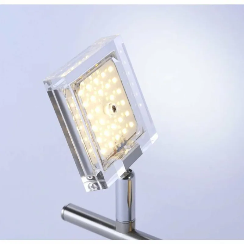 Luminaires Leuchten Direkt Plafonnier Leuchten Direkt Tony LED Chrome, Nickel mat, 4 lumières* Spots Et Projecteurs