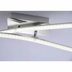 Luminaires Leuchten Direkt Plafonnier Leuchten Direkt Simon LED Chrome, 2 lumières* Éclairage Led
