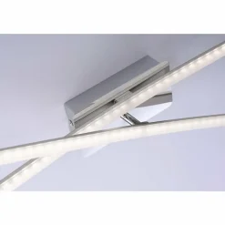 Luminaires Leuchten Direkt Plafonnier Leuchten Direkt Simon LED Chrome, 2 lumières* Éclairage Led