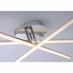 Luminaires Leuchten Direkt Plafonnier Leuchten Direkt Simon LED Chrome, 3 lumières* Éclairage Led