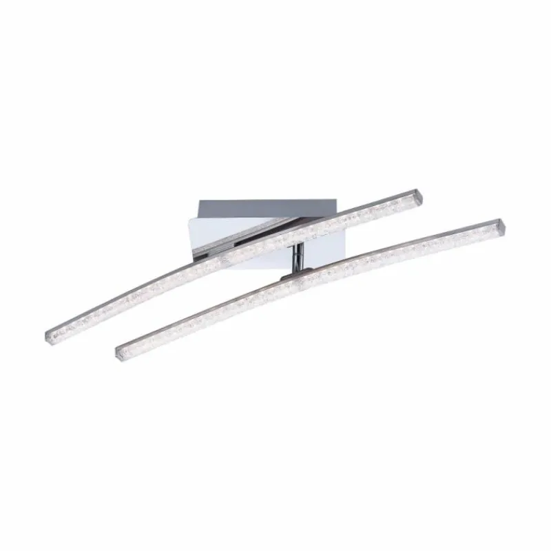 Luminaires Leuchten Direkt Plafonnier Leuchten Direkt Simon LED Chrome, 2 lumières* Éclairage Led