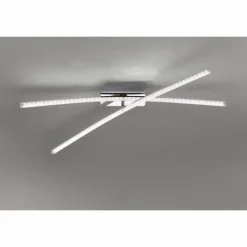 Luminaires Leuchten Direkt Plafonnier Leuchten Direkt Simon LED Chrome, 2 lumières* Éclairage Led