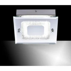 Luminaires Leuchten Direkt Plafonnier Leuchten Direkt LISA LED Chrome, 1 lumière