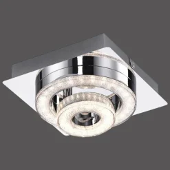 Luminaires Leuchten Direkt Plafonnier Leuchten Direkt TIM LED Chrome, 2 lumières