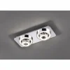 Luminaires Leuchten Direkt Plafonnier Leuchten Direkt TIM LED Chrome, 2 lumières