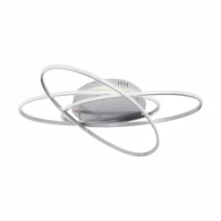 Luminaires Leuchten Direkt Plafonnier Leuchten Direkt MALIK LED Acier inoxydable, 1 lumière, Télécommandes* Éclairage Led