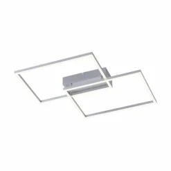 Luminaires Leuchten Direkt Plafonnier Leuchten Direkt IVEN LED Acier inoxydable, 2 lumières, Télécommandes* Éclairage Led