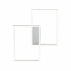 Luminaires Leuchten Direkt Plafonnier Leuchten Direkt IVEN LED Acier inoxydable, 2 lumières, Télécommandes* Éclairage Led