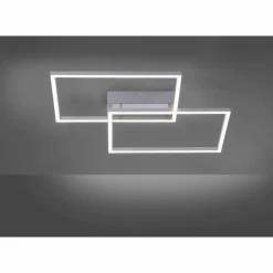 Luminaires Leuchten Direkt Plafonnier Leuchten Direkt IVEN LED Acier inoxydable, 2 lumières, Télécommandes* Éclairage Led