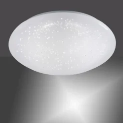 Luminaires Leuchten Direkt Plafonnier Leuchten Direkt SKYLER LED Blanc, 1 lumière, Détecteur de mouvement